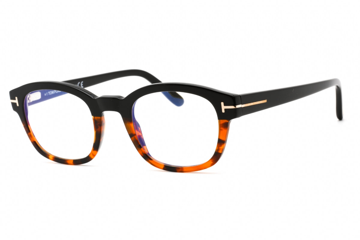 FT5808-B 005 Black/Classic Havana / Clear Lens