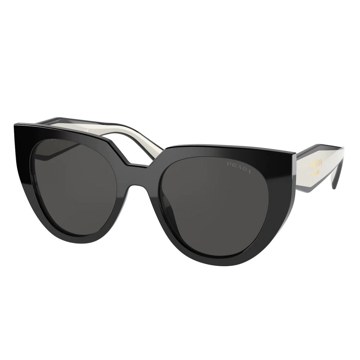 PRADA PR14WS 09Q5S0 Black/Talc/Dark Grey