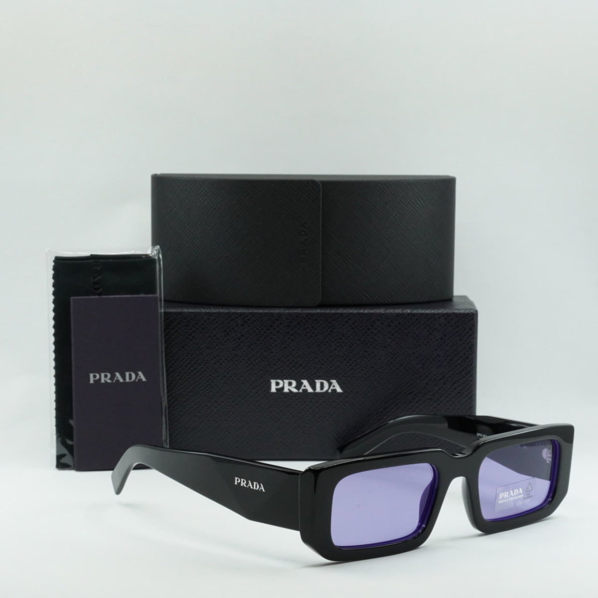 PRADA PR06YS 02Z01O Black/Blue/Violet