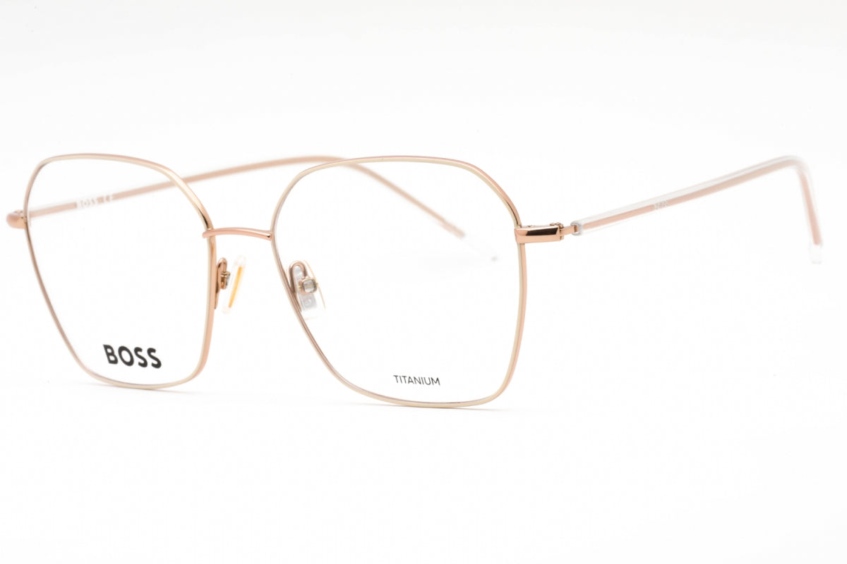 HUGO BOSS 1398 025A 00 IVORY GOLD COPPER/Clear demo lens