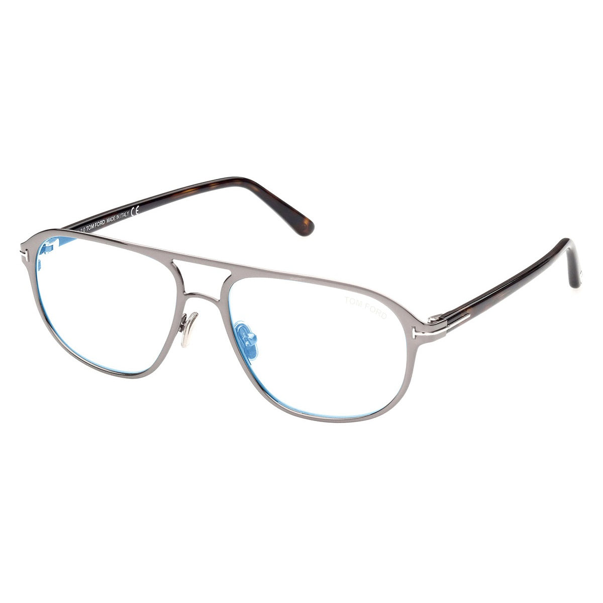 FT5751-B 012 Shiny Light Ruthenium/Classic Havana 55mm