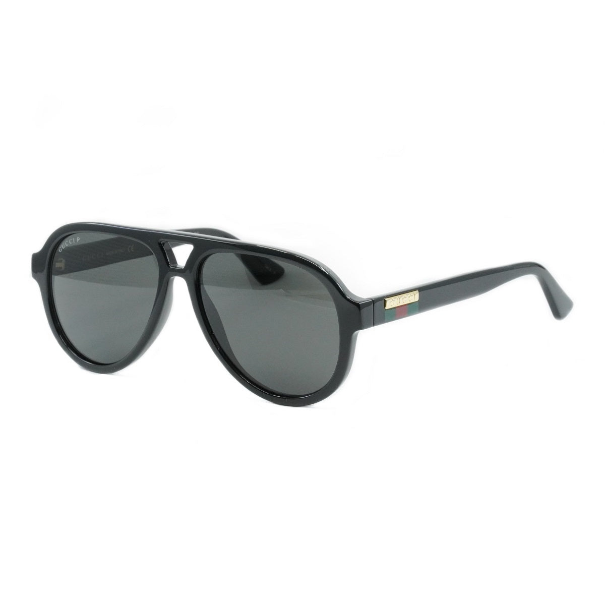 GG0767S 005 Shiny Black/Grey Polarized