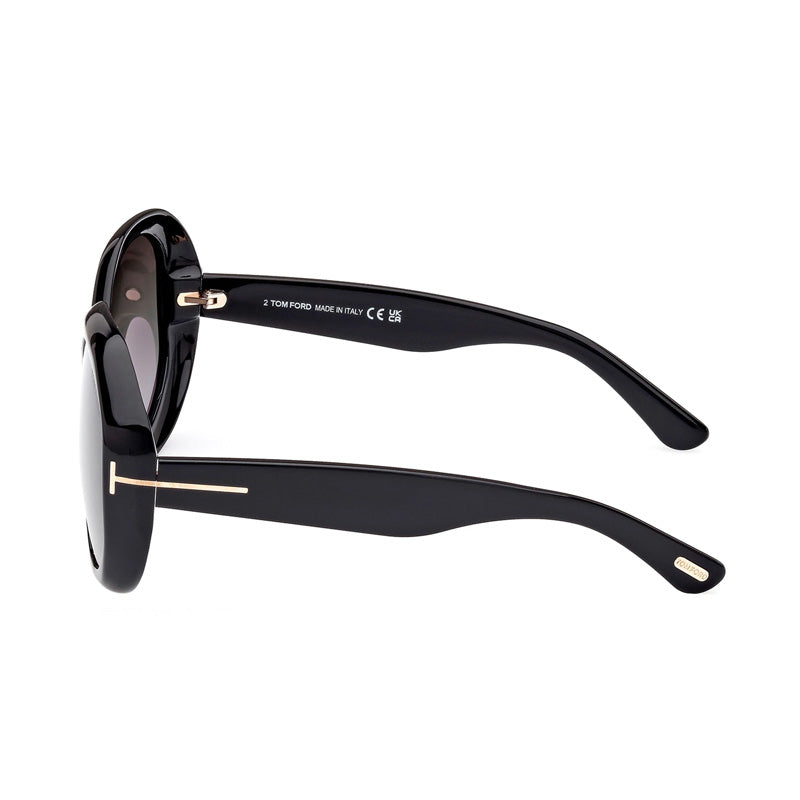 FT1011 01B Shiny Black/Gradient Smoke