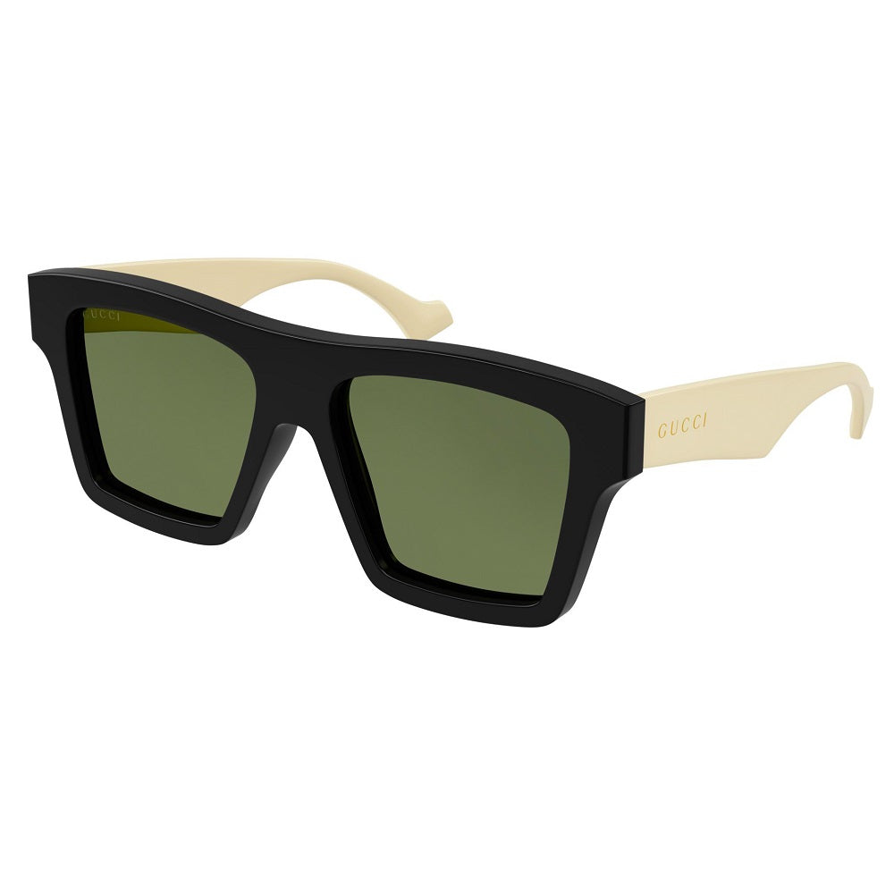 GG0962S 004 Black White/Green